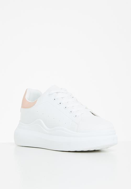 Madison® - Destiny flatform sneaker - white & pink