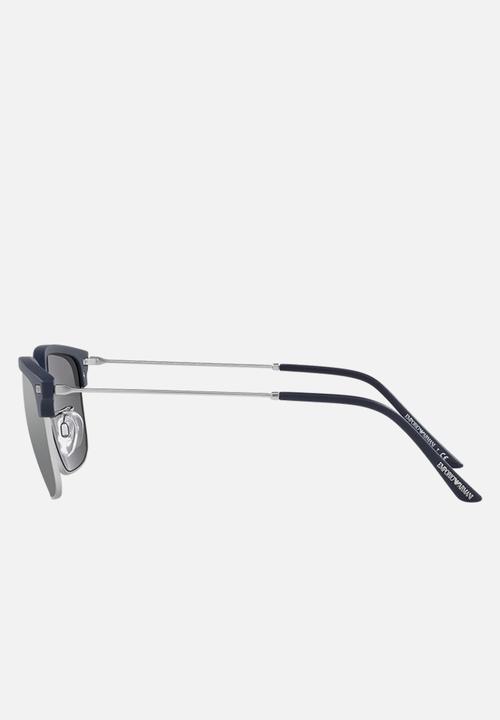 Emporio Armani - 0ea4180 50886g 57mm - matte blue & silver