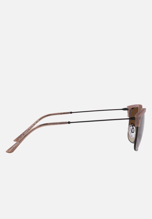 Emporio Armani - 0ea4180 526013 57mm - matte opaline brown & black