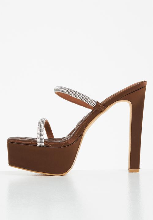 Rock & Co - Lava 1 platform mule heel - chocolate