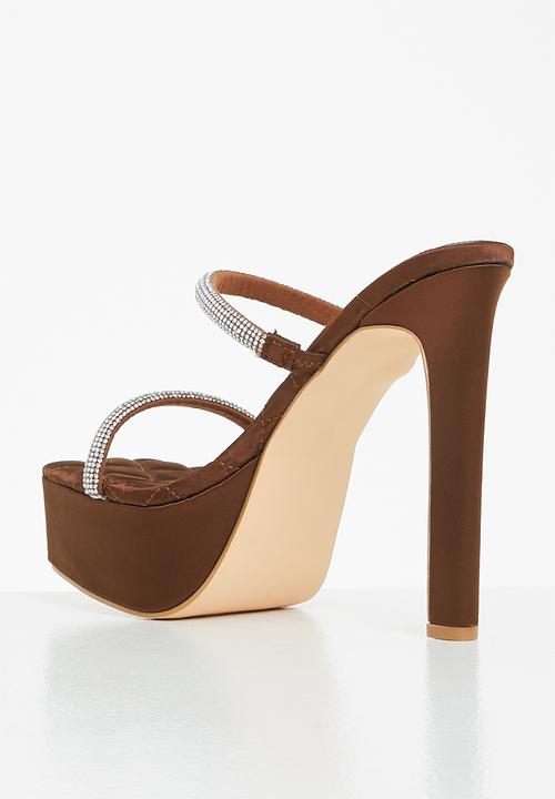 Rock & Co - Lava 1 platform mule heel - chocolate