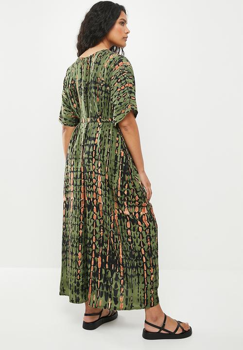 dailyfriday - Belted detail kaftan - multi 