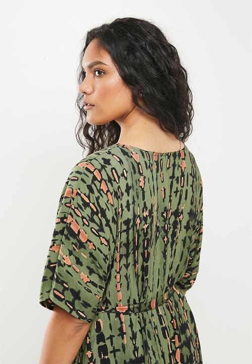 dailyfriday - Belted detail kaftan - multi 
