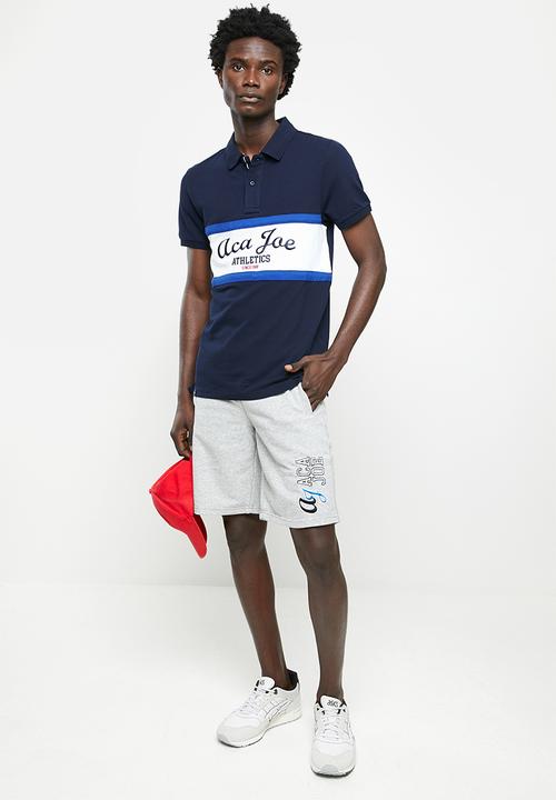 Aca Joe - Aca joe chest panel golfer - navy