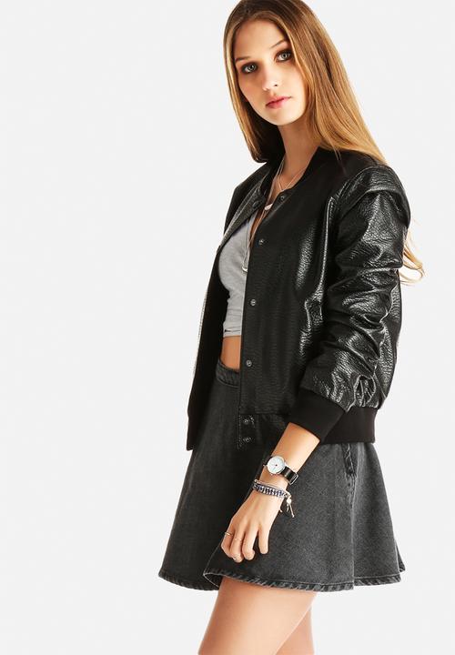 Vero Moda - Vote Black PU Jacket