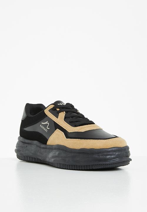 KANGOL - Kangol sneaker  - black & beige