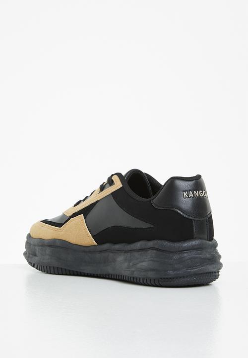 KANGOL - Kangol sneaker  - black & beige