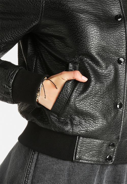 Vero Moda - Vote Black PU Jacket