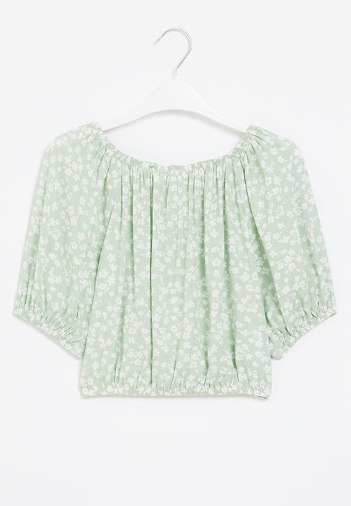 Superbalist - Cropped ditsy blouse - floral