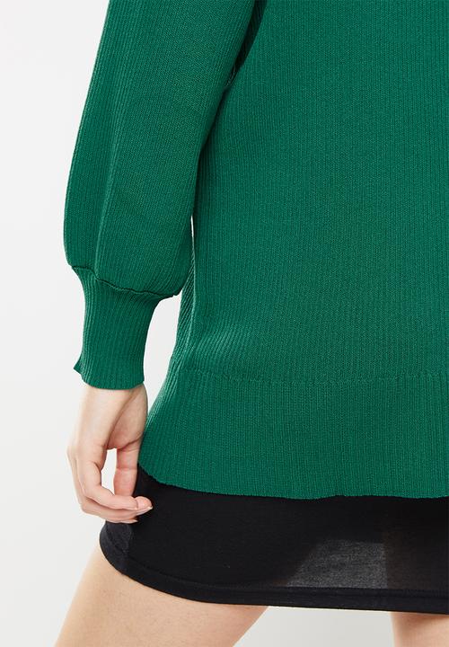 Supré  - Yuki rib knit cardigan - bottle green