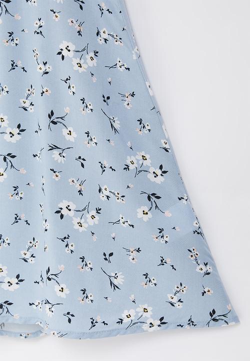 Superbalist - Puff sleeve dress - blue