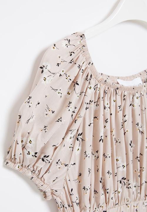 Superbalist - Puff sleeve dress - blush