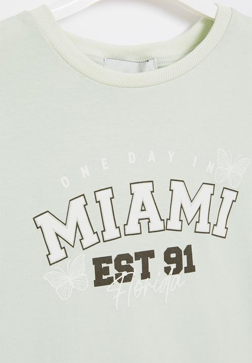 Superbalist - Graphic t-shirt - sage green