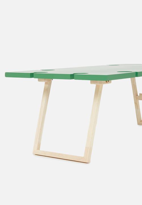 Typo - Picnic table for six - pistachio