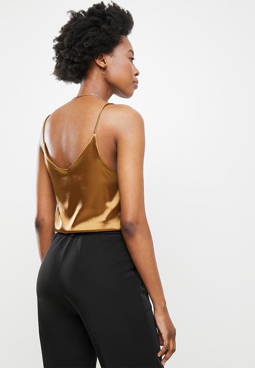 dailyfriday - V-neck cami - gold