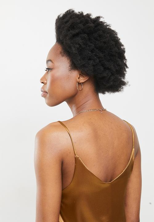 dailyfriday - V-neck cami - gold