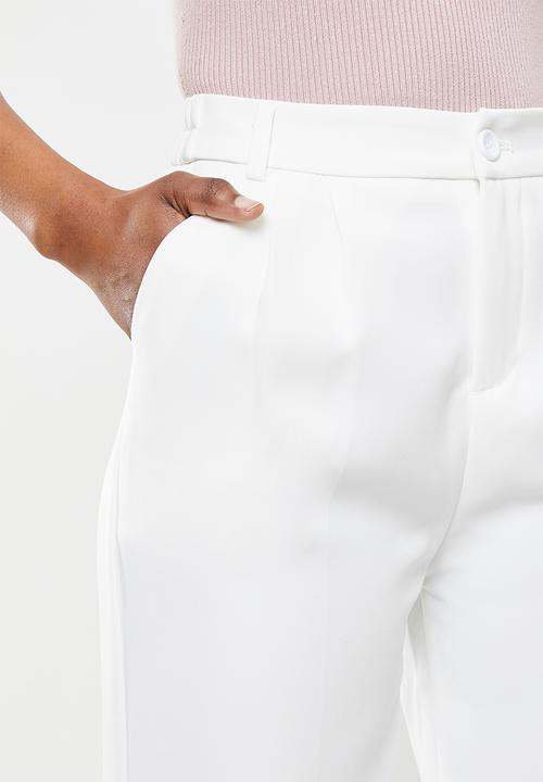 dailyfriday - Wide leg pants - ecru