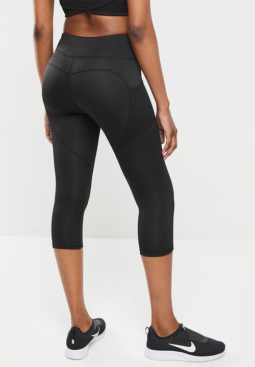 dailyfriday - Mid-rise crop leggings - black