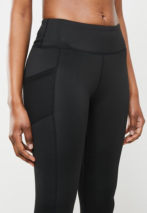 dailyfriday - Mid-rise crop leggings - black