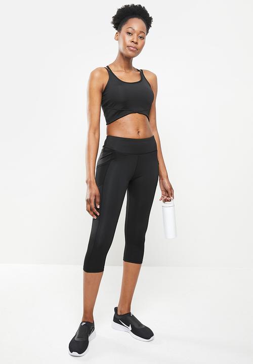 dailyfriday - Mid-rise crop leggings - black