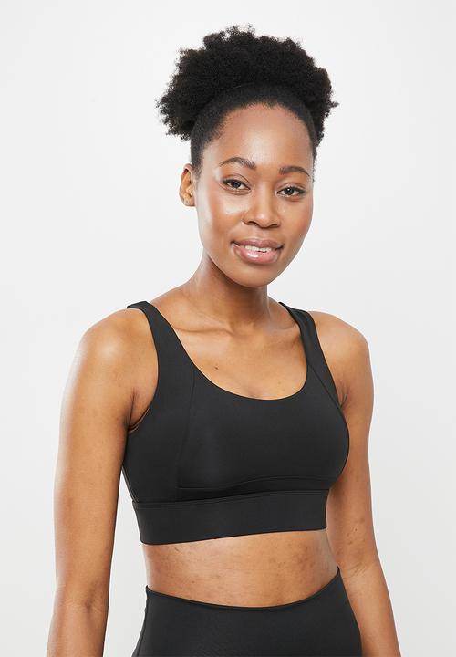 dailyfriday - Support sports bra - black