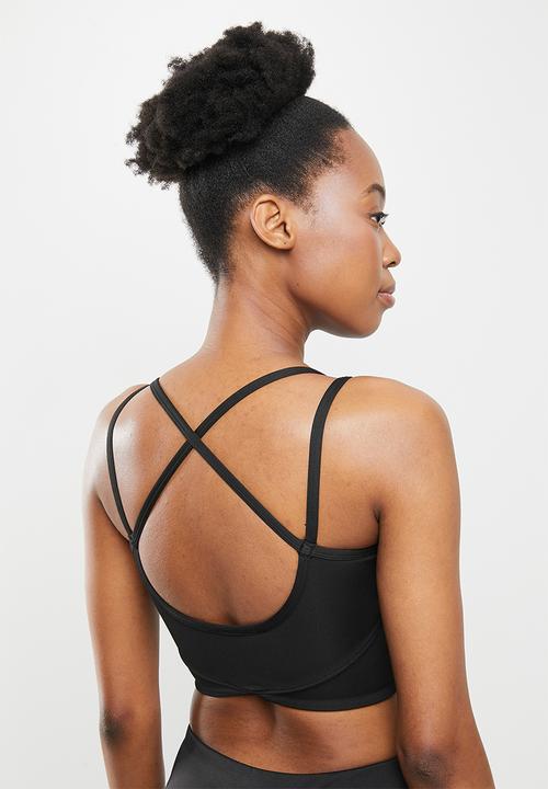 dailyfriday - Crossed-back sports bra - black