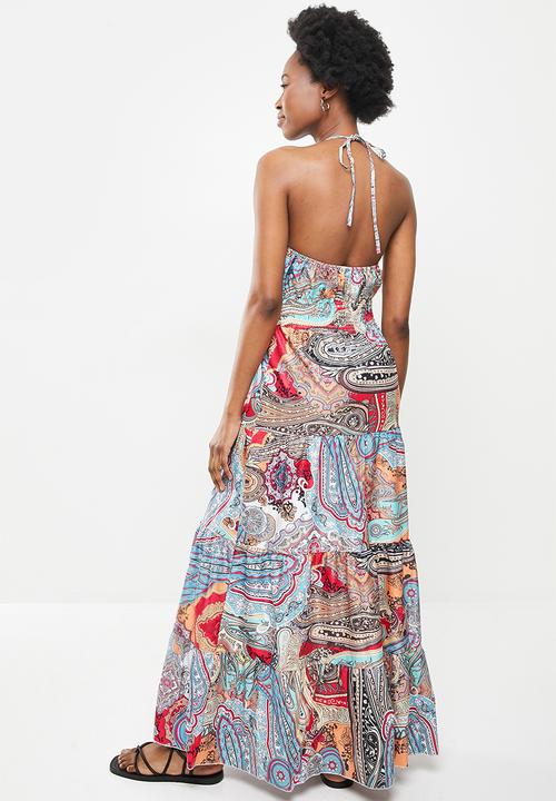 dailyfriday - Halter neck maxi dress - bohemian