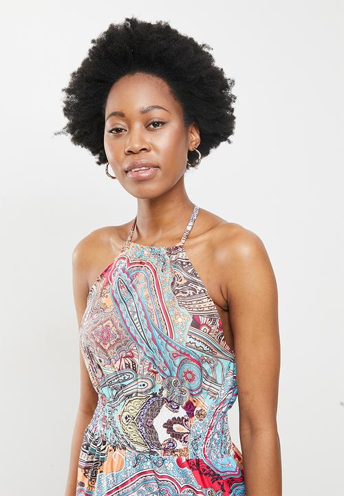 dailyfriday - Halter neck maxi dress - bohemian