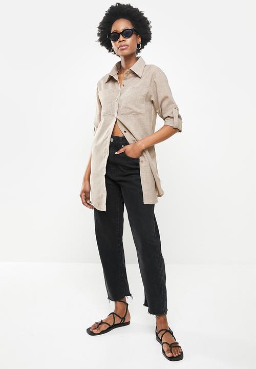 dailyfriday - Shirt dress - tan