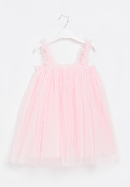 Pop Candy - Girls mesh dress - pink
