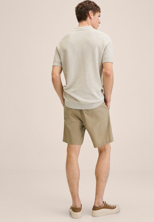 MANGO - Rush Bermuda shorts - beige