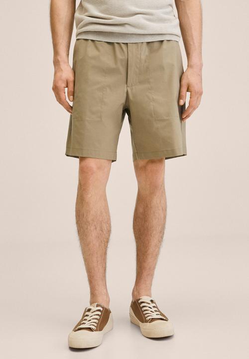 MANGO - Rush Bermuda shorts - beige