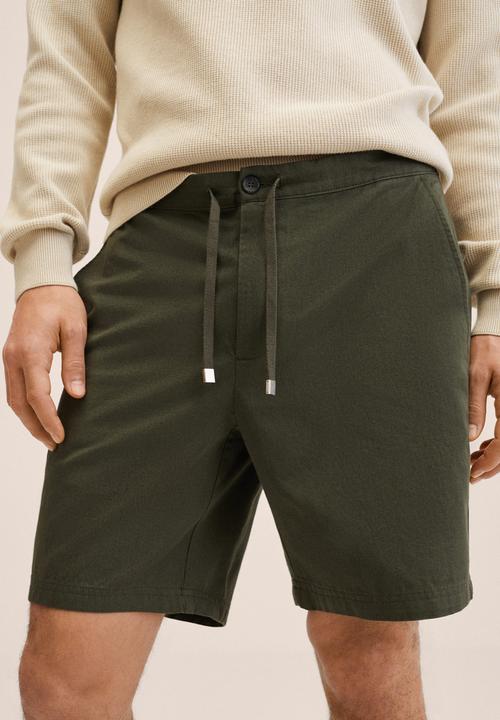 MANGO - Flek bermuda shorts - khaki