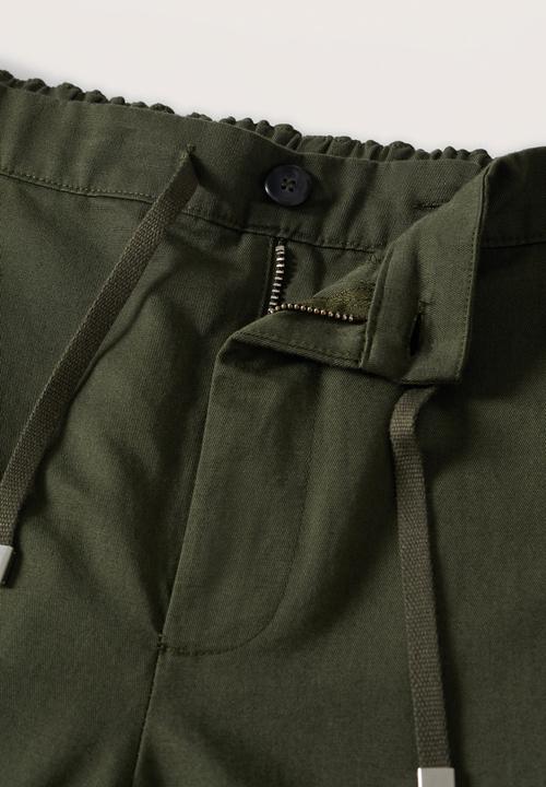 MANGO - Flek bermuda shorts - khaki