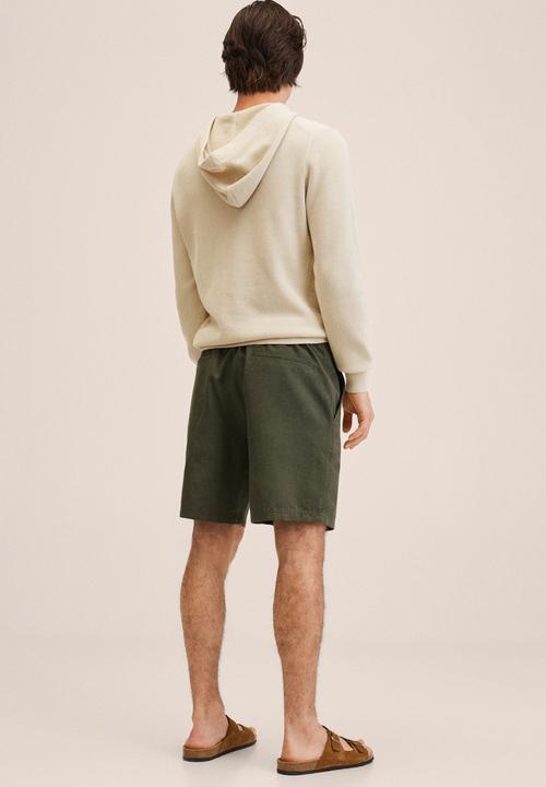 MANGO - Flek bermuda shorts - khaki