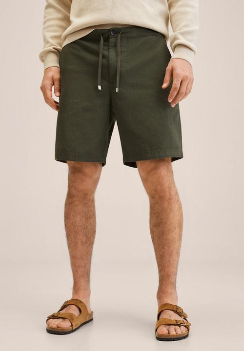 MANGO - Flek bermuda shorts - khaki