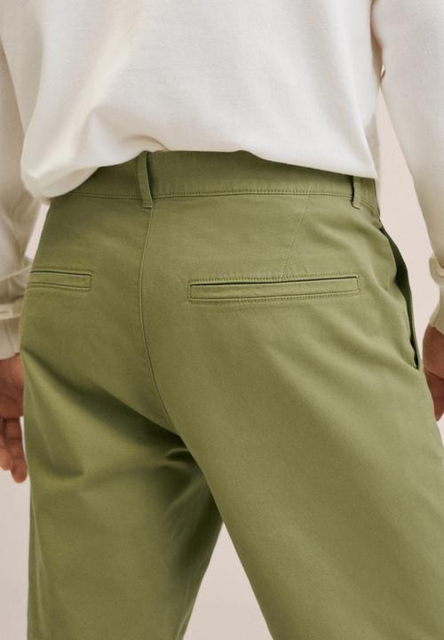 MANGO - Gracia bermuda shorts  - khaki