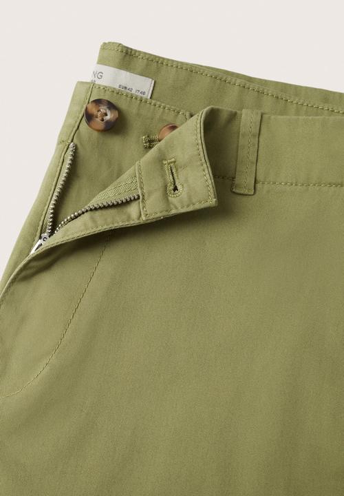MANGO - Gracia bermuda shorts  - khaki