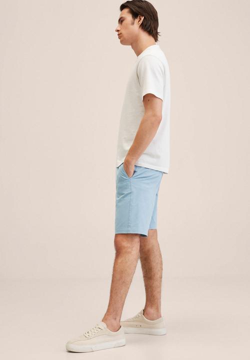 MANGO - Gracia bermuda shorts - blue