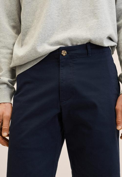 MANGO - Gracia bermuda shorts  - navy