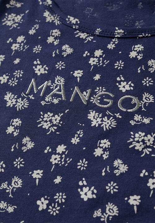 MANGO - T-shirtmangofi-h - light blue