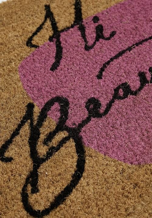 H&S - Cocos door mat-hello beautiful