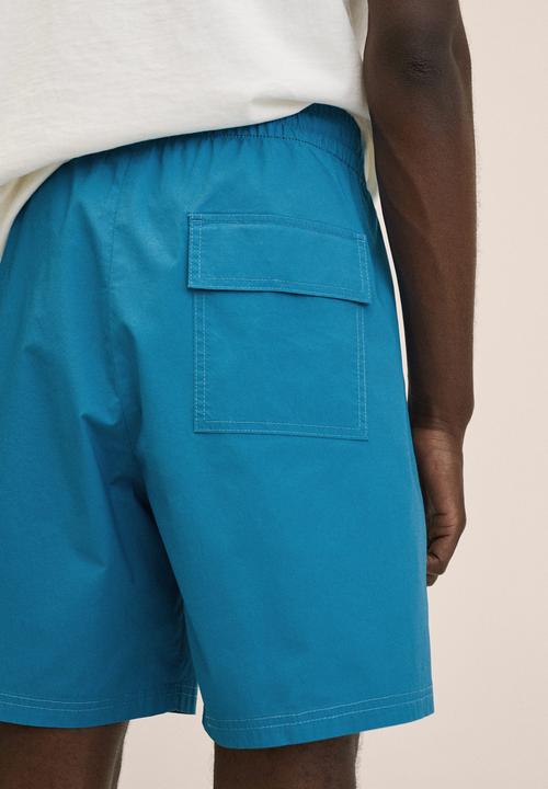MANGO - Tiber bermuda shorts - blue