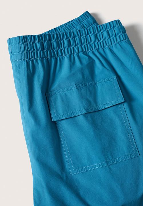 MANGO - Tiber bermuda shorts - blue