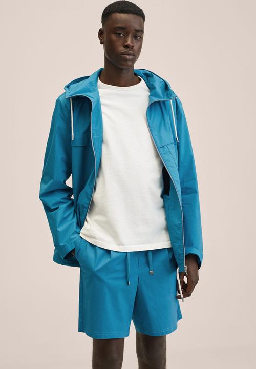 MANGO - Tiber bermuda shorts - blue