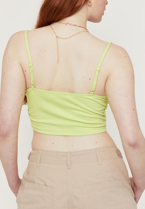 Supré  - Willow cowl neck top - lemon lime