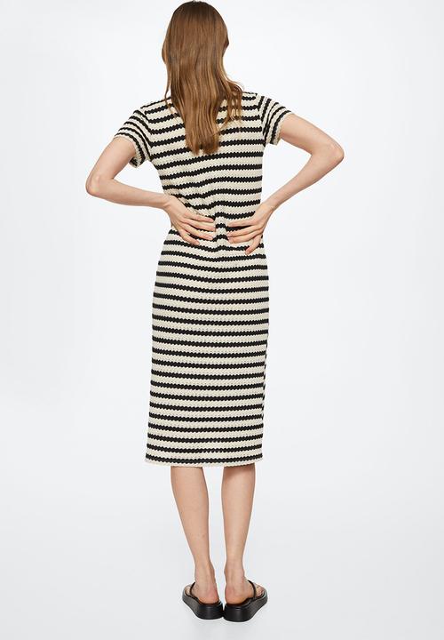MANGO - Dress tuni -  black