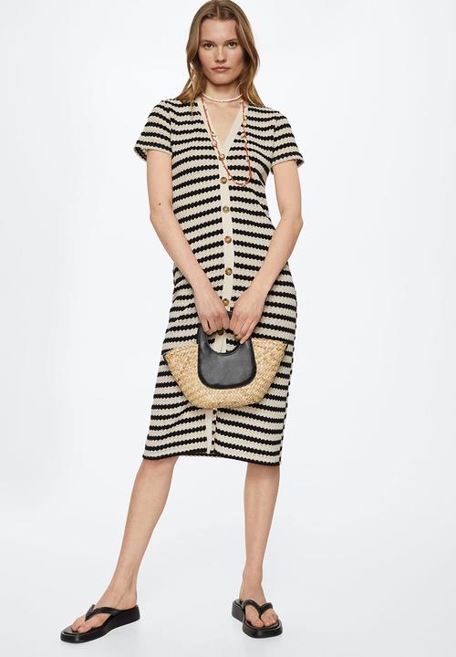 MANGO - Dress tuni -  black
