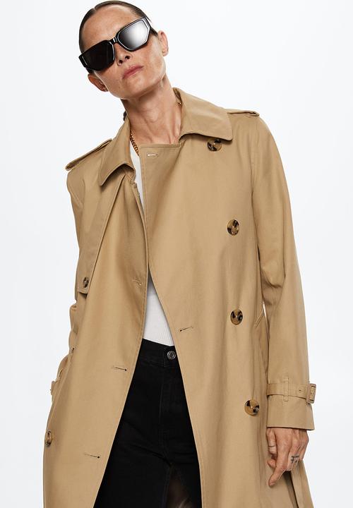 MANGO - Trench coat polana - light beige