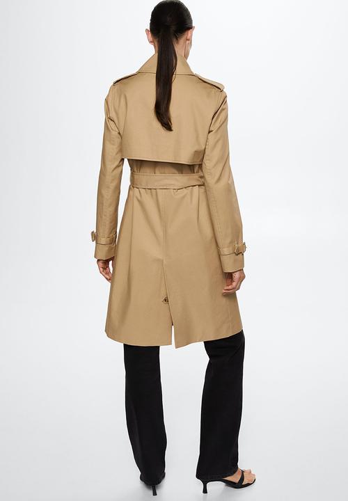 MANGO - Trench coat polana - light beige